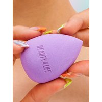 Купить оптом BEAUTY4LIFE Спонж для макияжа в виде капли с подставкой, фиолетовый