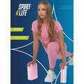 Купить оптом SPORT4LIFE Опорный блок кирпич для йоги двухцветный, розовый